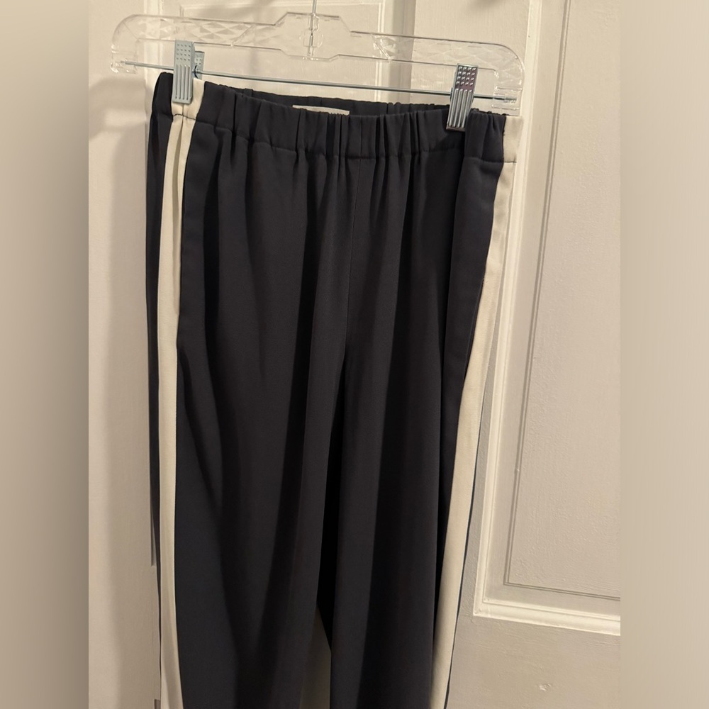 Babaton Dark Grey Crepe Pants